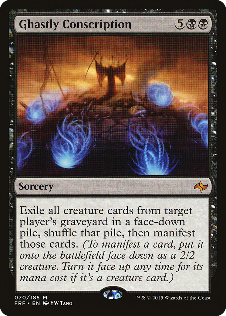 Image of Ghastly Conscription (FRF-070) - Fate Reforged Foil