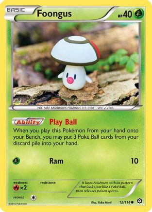 Image of Foongus 012/114  XY  Steam Siege - Common