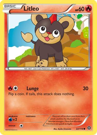 Image of Litleo 022/114  XY  Steam Siege - Common