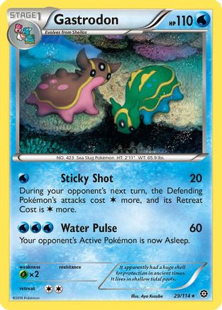 Image of Gastrodon 029/114  XY  Steam Siege - Rare