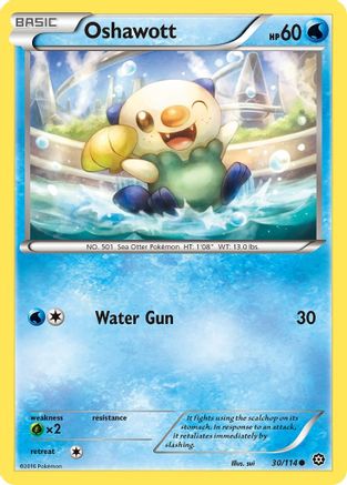 Image of Oshawott 030/114  XY  Steam Siege - Common