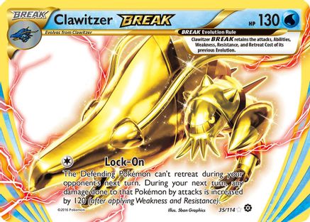 Image of Clawitzer BREAK 035/114  - Holofoil XY  Steam Siege - Rare BREAK