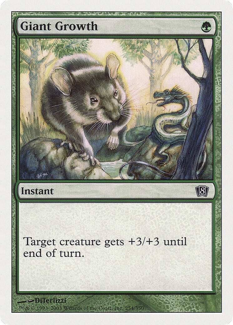 Image of Giant Growth (8ED-254) - 8th Edition