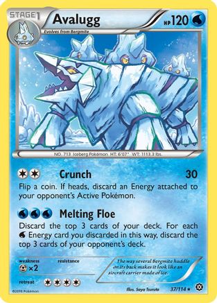 Image of Avalugg 037/114  XY  Steam Siege - Rare