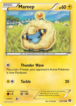 Image of Mareep 038/114  XY  Steam Siege - Common