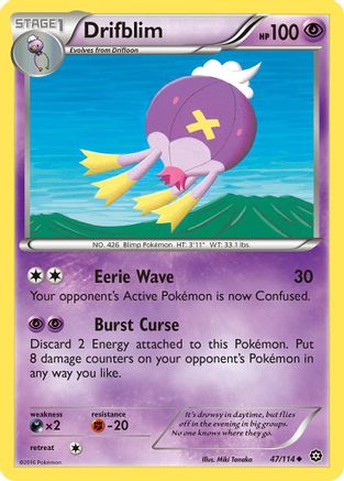 Image of Drifblim 047/114  XY  Steam Siege - Uncommon