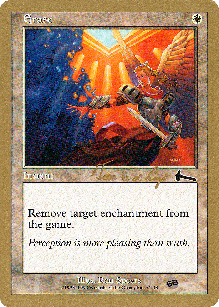 Image of Erase - 2000 Tom van de Logt (6ED) (SB) (WCD-) - World Championship Decks 2000