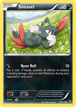 Image of Sneasel 060/114  XY  Steam Siege - Common