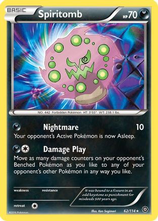 Image of Spiritomb 062/114  XY  Steam Siege - Rare