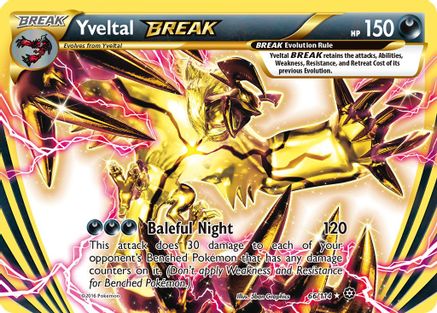 Image of Yveltal BREAK 066/114  - Holofoil XY  Steam Siege - Rare BREAK