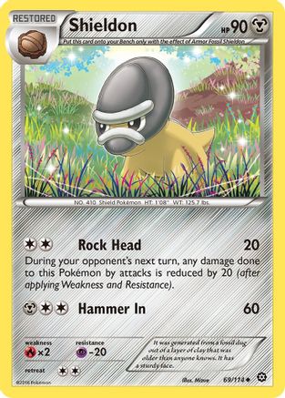 Image of Shieldon 069/114  XY  Steam Siege - Uncommon