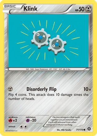Image of Klink 071/114  XY  Steam Siege - Common