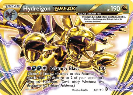 Image of Hydreigon BREAK 087/114  - Holofoil XY  Steam Siege - Rare BREAK