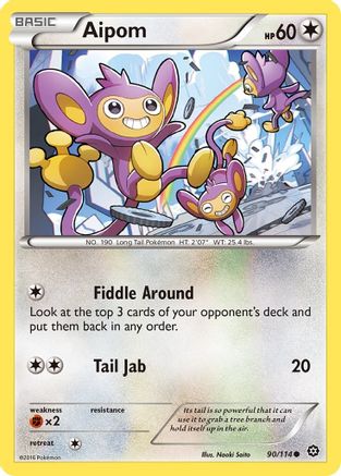 Image of Aipom 090/114  XY  Steam Siege - Common