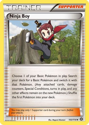 Image of Ninja Boy 103/114  XY  Steam Siege - Uncommon