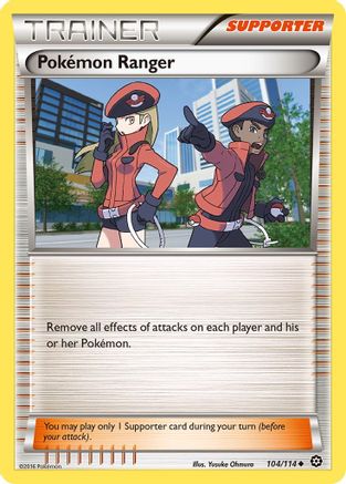 Image of Pokemon Ranger 104/114  XY  Steam Siege - Uncommon