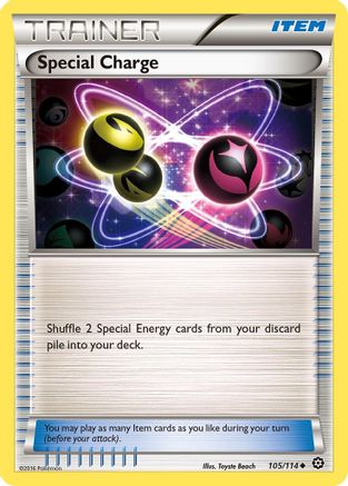 Image of Special Charge 105/114  - Reverse Holofoil XY  Steam Siege - Uncommon