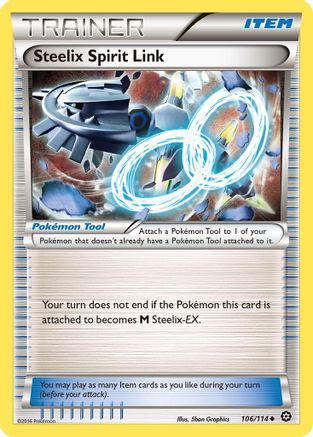 Image of Steelix Spirit Link 106/114  XY  Steam Siege - Uncommon