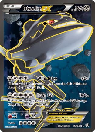 Image of Steelix EX (Full Art) 108/114  - Holofoil XY  Steam Siege - Ultra Rare