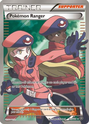 Image of Pokemon Ranger (Full Art) 113/114  - Holofoil XY  Steam Siege - Ultra Rare