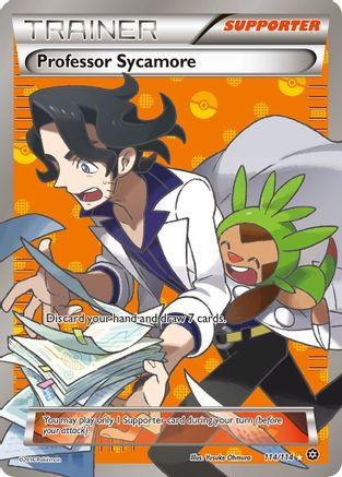 Image of Professor Sycamore 114/114  - Holofoil XY  Steam Siege - Ultra Rare