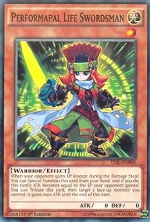 Image of Performapal Life Swordsman (TDIL-EN008) - The Dark Illusion 1st Edition