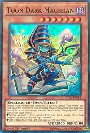 Image of Toon Dark Magician (TDIL-EN032) - The Dark Illusion 1st Edition