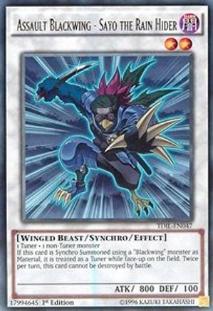Image of Assault Blackwing - Sayo the Rain Hider (TDIL-EN047) - The Dark Illusion 1st Edition