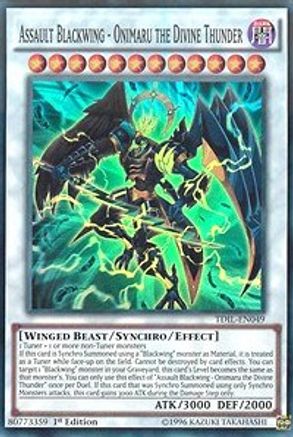 Image of Assault Blackwing - Onimaru the Divine Thunder (TDIL-EN049) - The Dark Illusion 1st Edition
