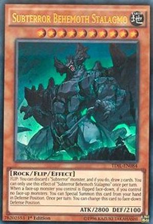 Image of Subterror Behemoth Stalagmo (TDIL-EN084) - The Dark Illusion 1st Edition