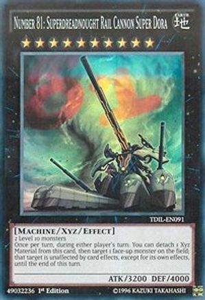 Image of Number 81: Superdreadnought Rail Cannon Super Dora (TDIL-EN091) - The Dark Illusion 1st Edition