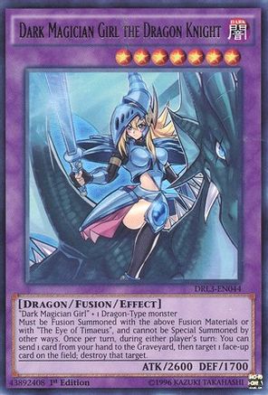 Image of Dark Magician Girl the Dragon Knight (DRL3-EN044) - Dragons of Legend: Unleashed 1st Edition