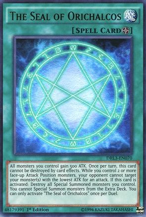 Image of The Seal of Orichalcos (DRL3-EN070) - Dragons of Legend: Unleashed 1st Edition