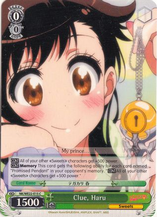Image of Clue, Haru (NK/WE22-E15) - NISEKOI Extra Booster