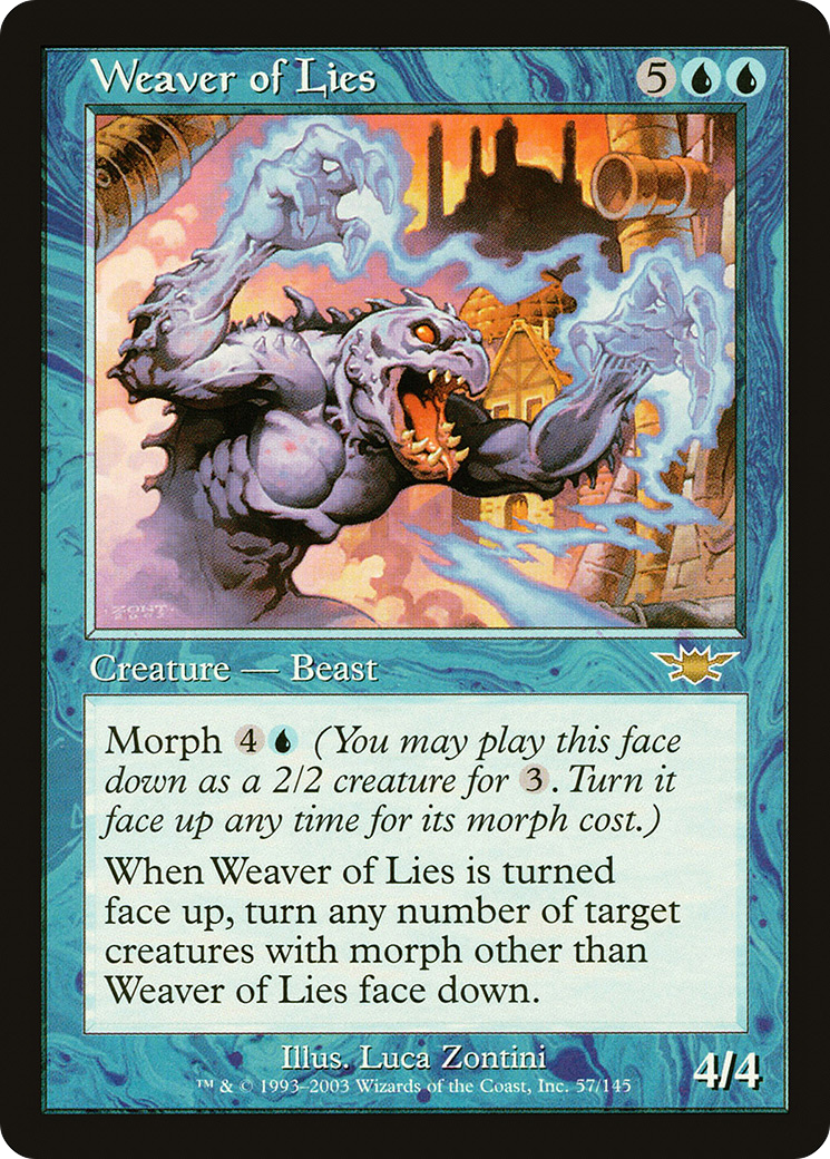 Image of Weaver of Lies (LGN-057) - Legions Foil