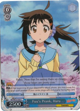 Image of Fuu's Prank, Haru (Parallel Foil) (NK/WE22-E30) - NISEKOI Extra Booster