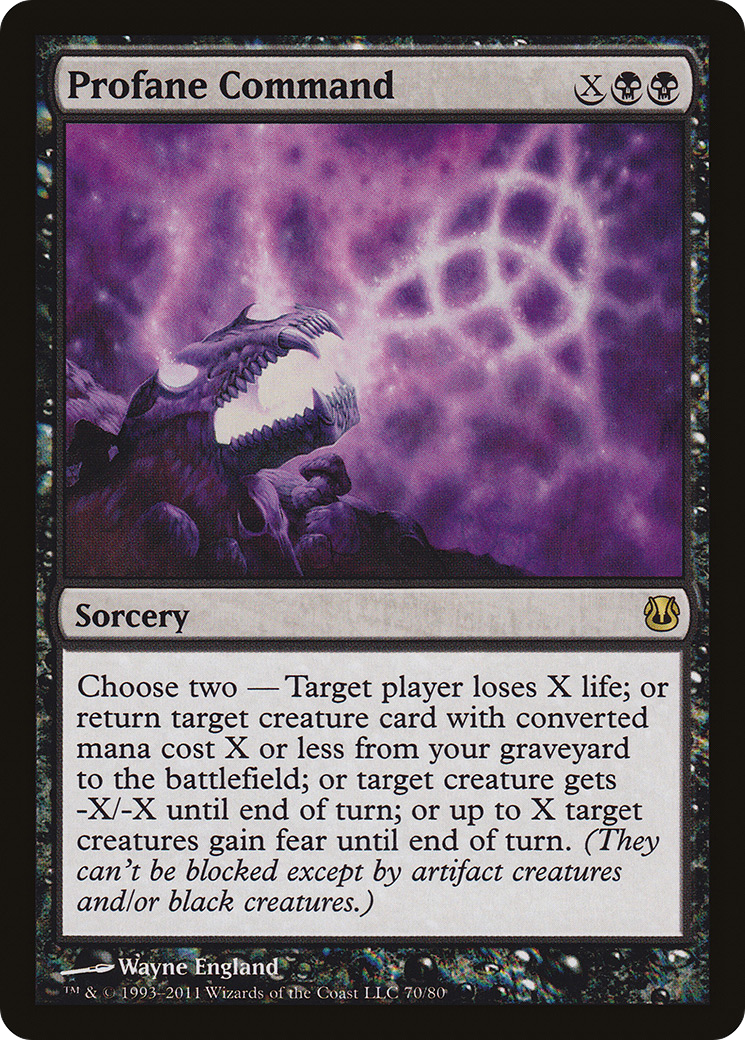 Image of Profane Command (DDH-070) - Duel Decks: Ajani vs. Nicol Bolas