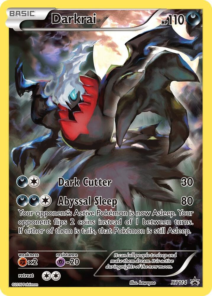 Pokemon Darkrai - XY114 - XY Promos (PR) HP