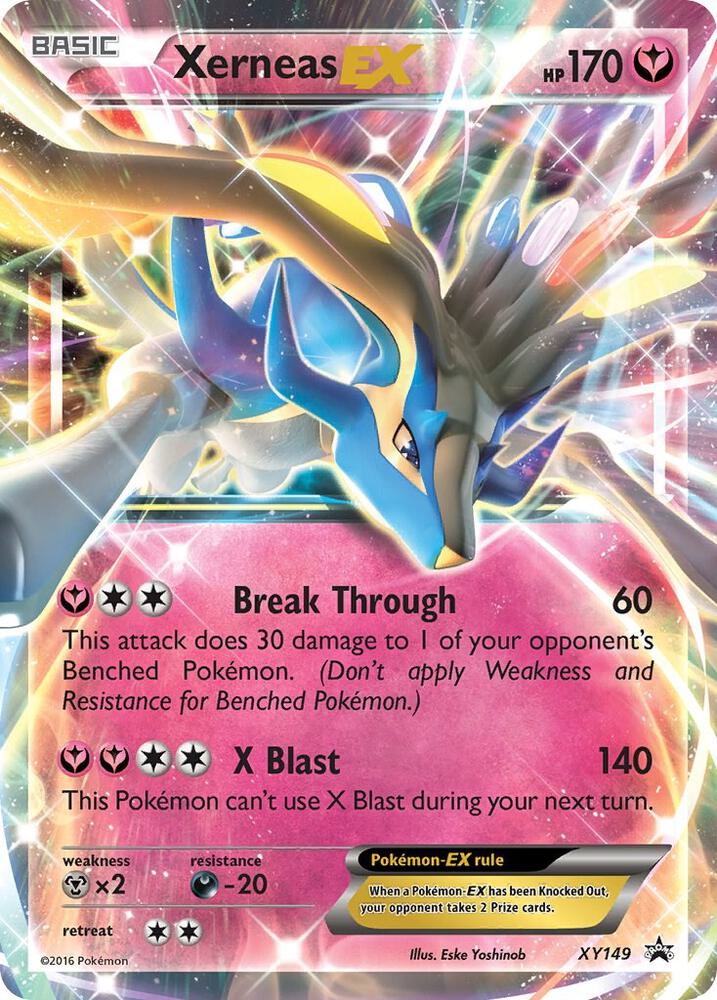 Pokemon Xerneas EX - XY149 (Shiny) - XY Promos (PR) NM
