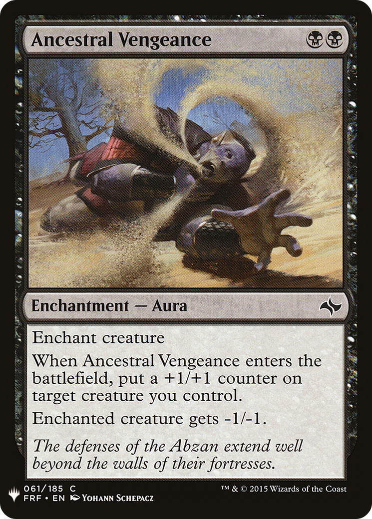 Image of Ancestral Vengeance (LIST-061) - The List