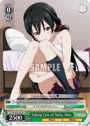 Image of Taking Care of Nails, Nico (LL/EN-W02-E019 U) - Love Live! DX Vol.2