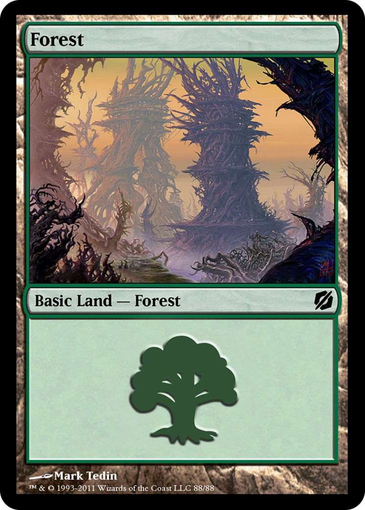 Image of Forest (TD2-088) - Duel Decks: Mirrodin Pure vs. New Phyrexia