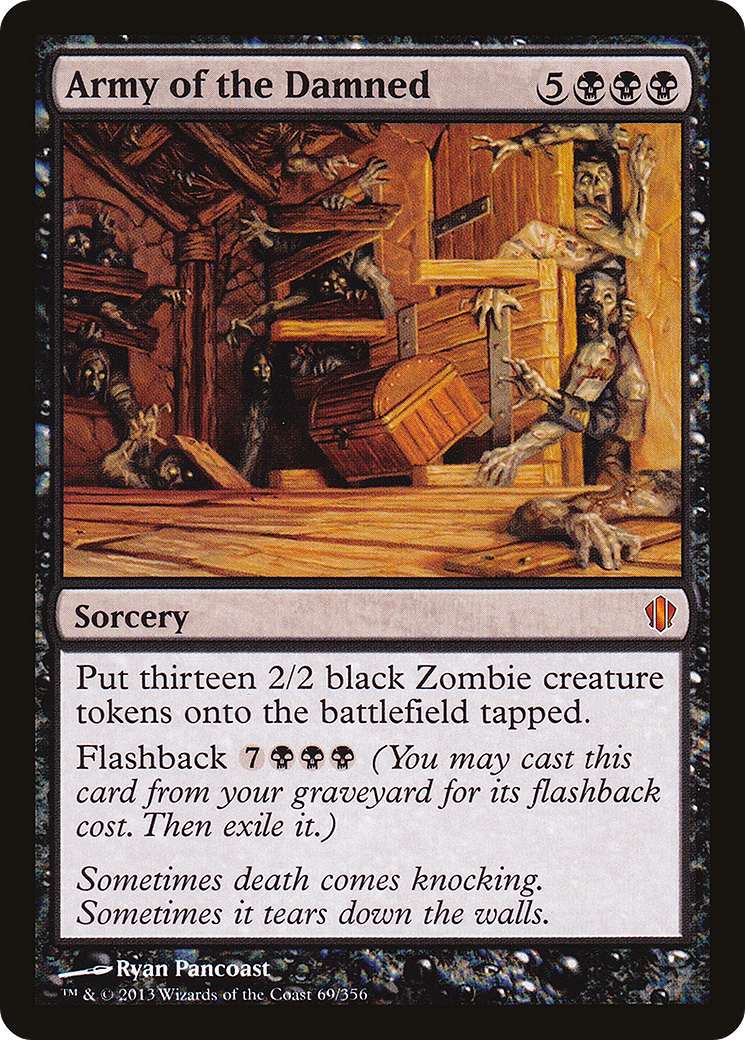 Image of Army of the Damned (C13-069) - Commander 2013