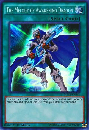 Image of The Melody of Awakening Dragon (MP16-EN041) - 2016 Mega-Tins Mega Pack Unlimited