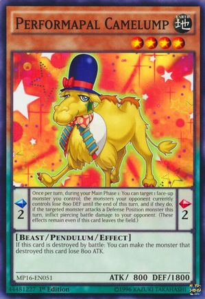 Image of Performapal Camelump (MP16-EN051) - 2016 Mega-Tins Mega Pack 1st Edition