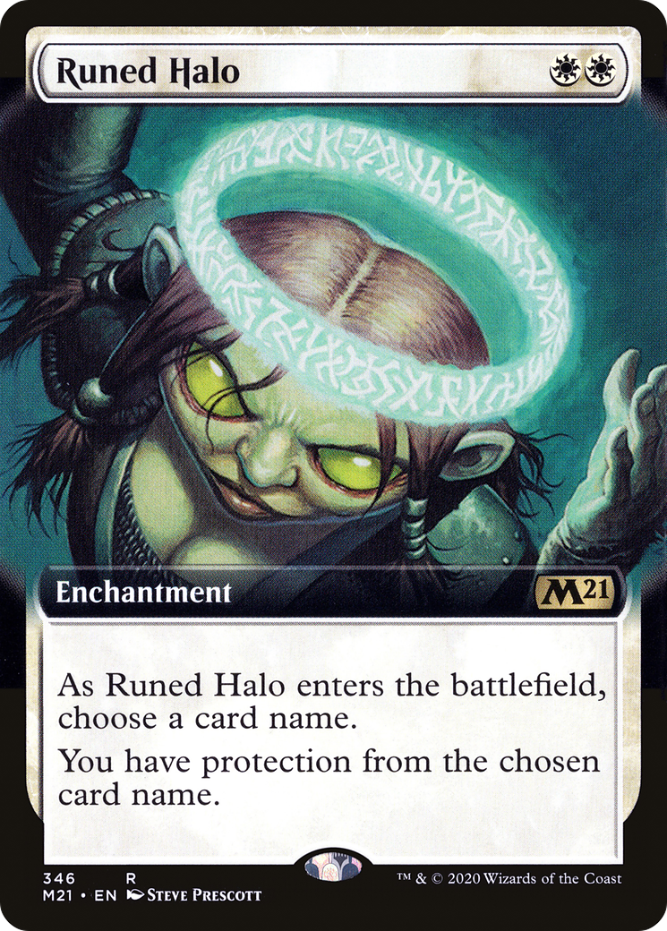 Image of Runed Halo (Extended Art) (M21-346) - Core Set 2021: (Extended Art)