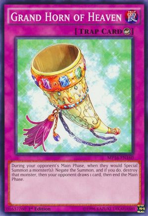 Image of Grand Horn of Heaven (MP16-EN160) - 2016 Mega-Tins Mega Pack 1st Edition