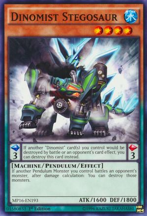 Image of Dinomist Stegosaur (MP16-EN193) - 2016 Mega-Tins Mega Pack Unlimited