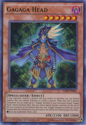 Image of Gagaga Head (YZ09-EN001) - Yu-Gi-Oh! ZEXAL Manga Promotional Cards Limited