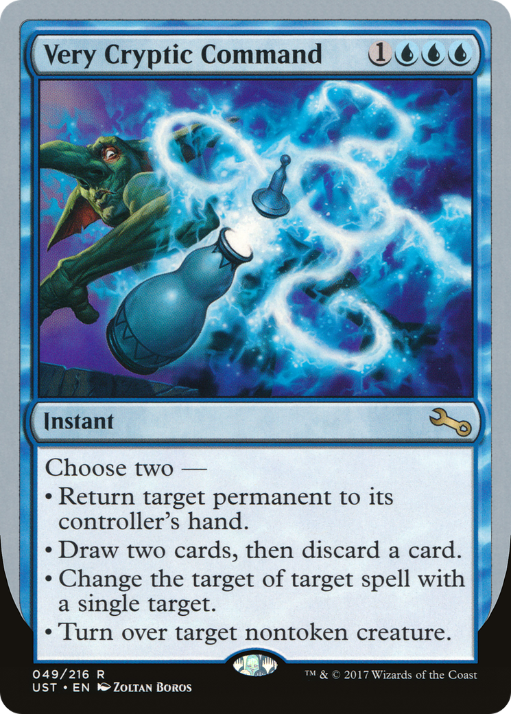 Image of Very Cryptic Command (D) (UST-049) - Unstable Foil